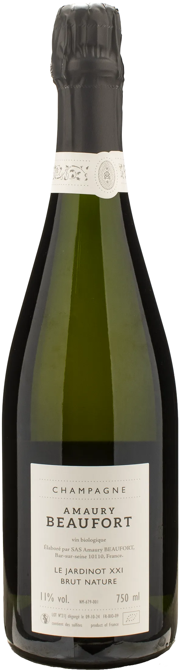 Amaury Beaufort Champagne Le Jardinot Brut Nature 2021