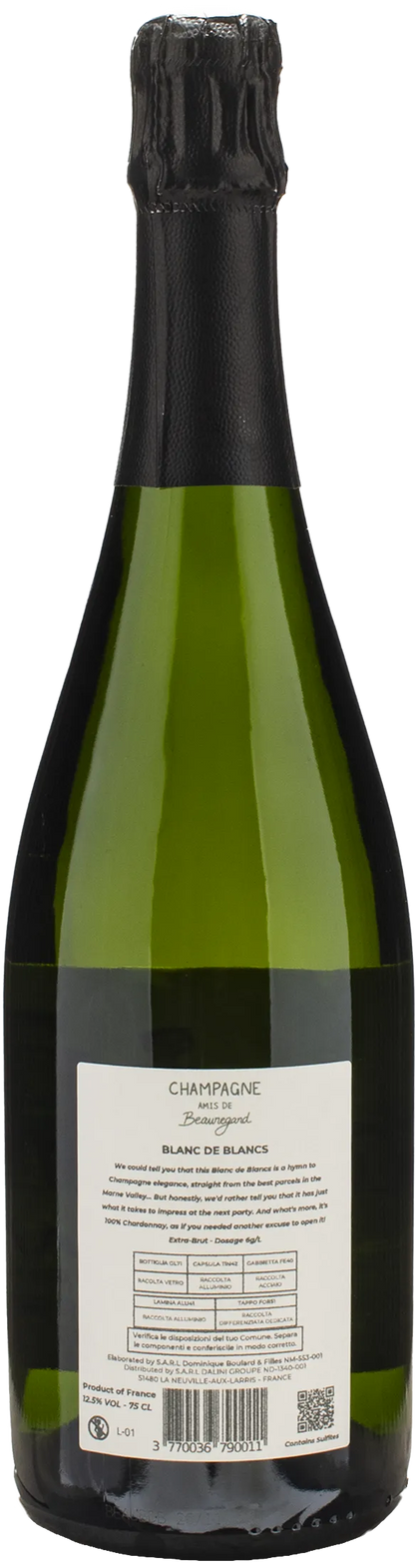 Amis de Beauregard Champagne Blanc de Blancs