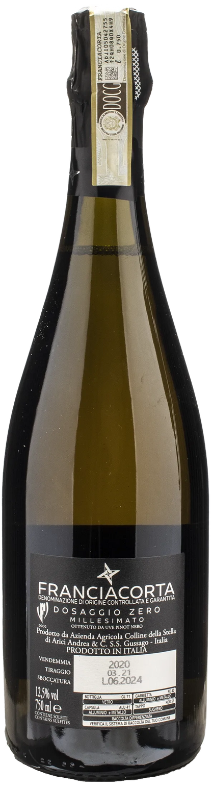 Andre Arici Franciacorta Zero Nero Dosaggio Zero 2020