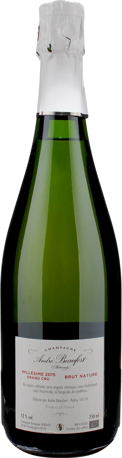 Andre Beaufort Champagne Ambonnay Grand Cru Brut Nature 2015