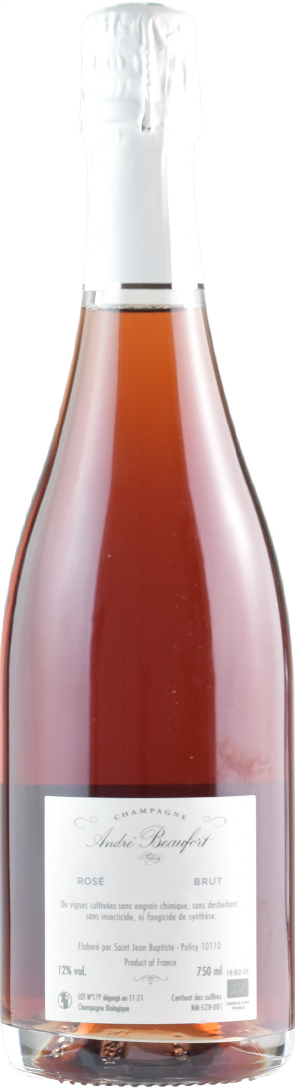 Andre Beaufort Champagne Polisy Brut Rosé