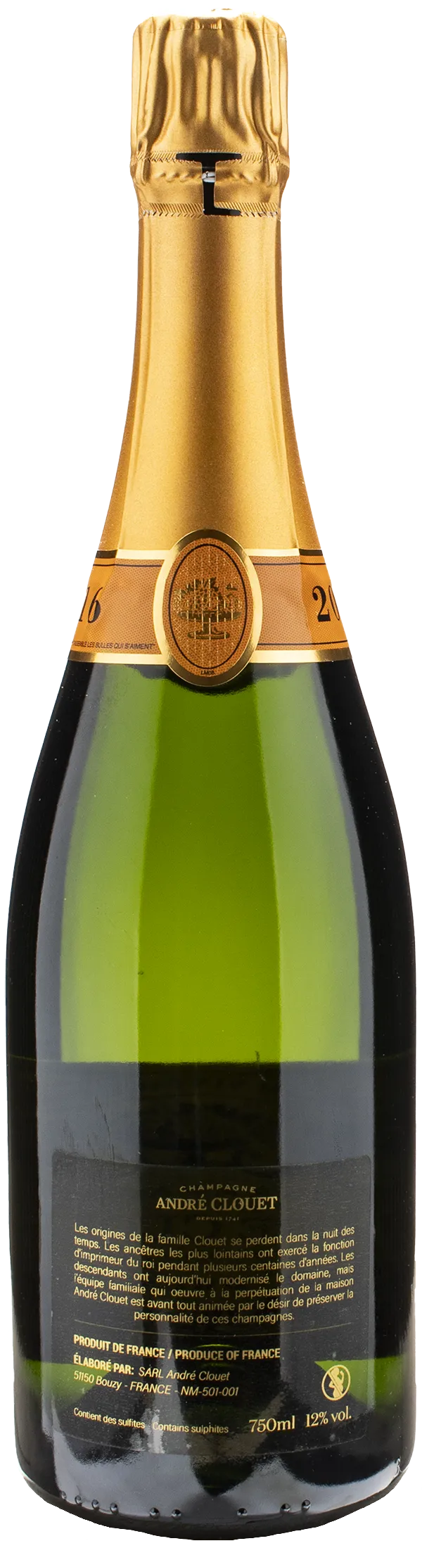 Andre Clouet Champagne Dream Vintage Brut 2016