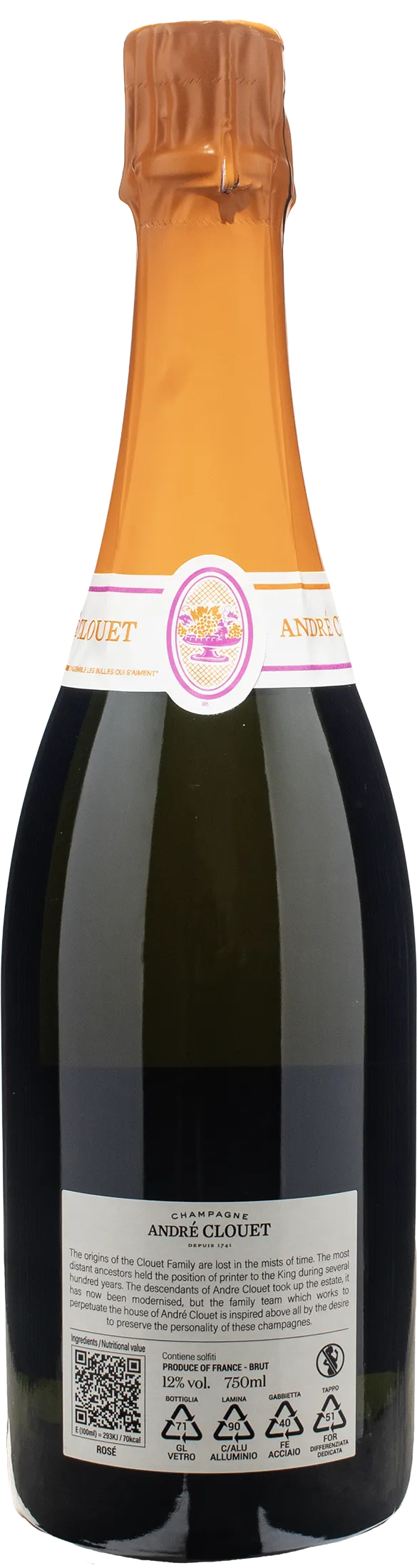 Andre Clouet Champagne Rosè N.5 Brut