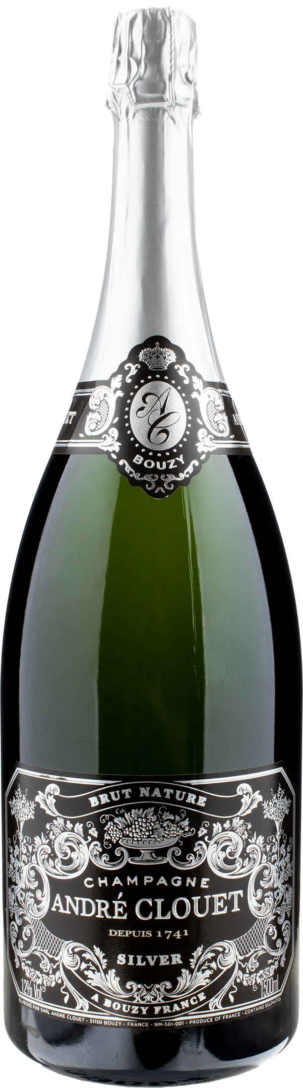 Andre Clouet Champagne Silver Brut Nature Magnum