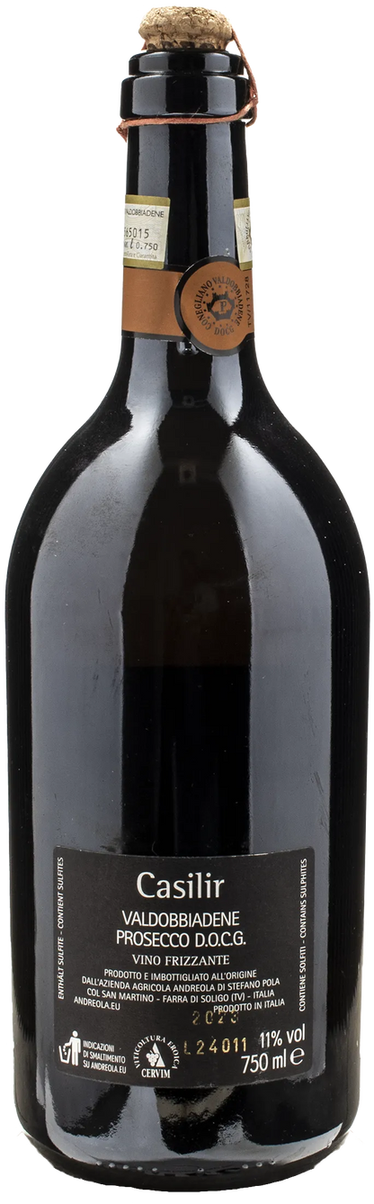 Andreola Valdobbiadene Prosecco Calisir Frizzante Spago 2023