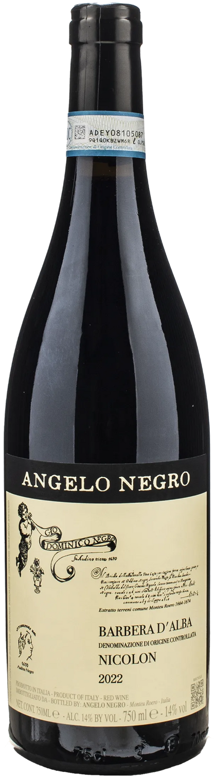Angelo Negro Barbera d'Alba Nicolon 2022