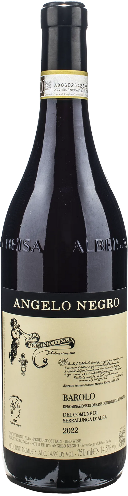 Angelo Negro Barolo del Comune di Serralunga d'Alba 2022