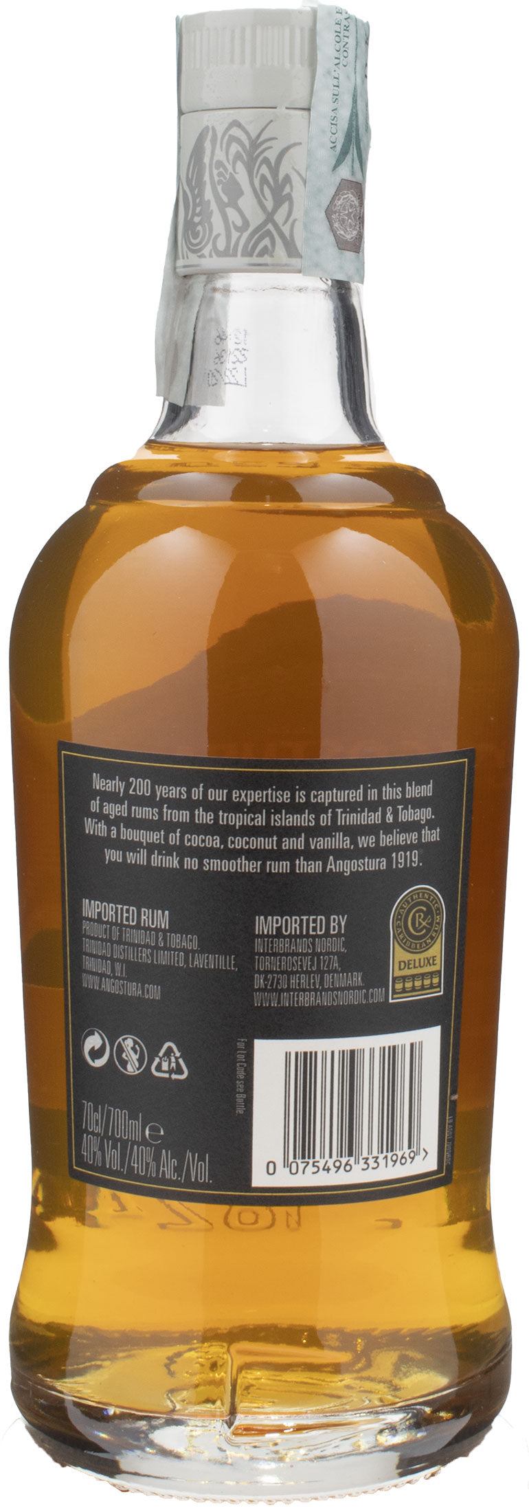 Angostura Deluxe Aged Blend Rum 0.70L 1919