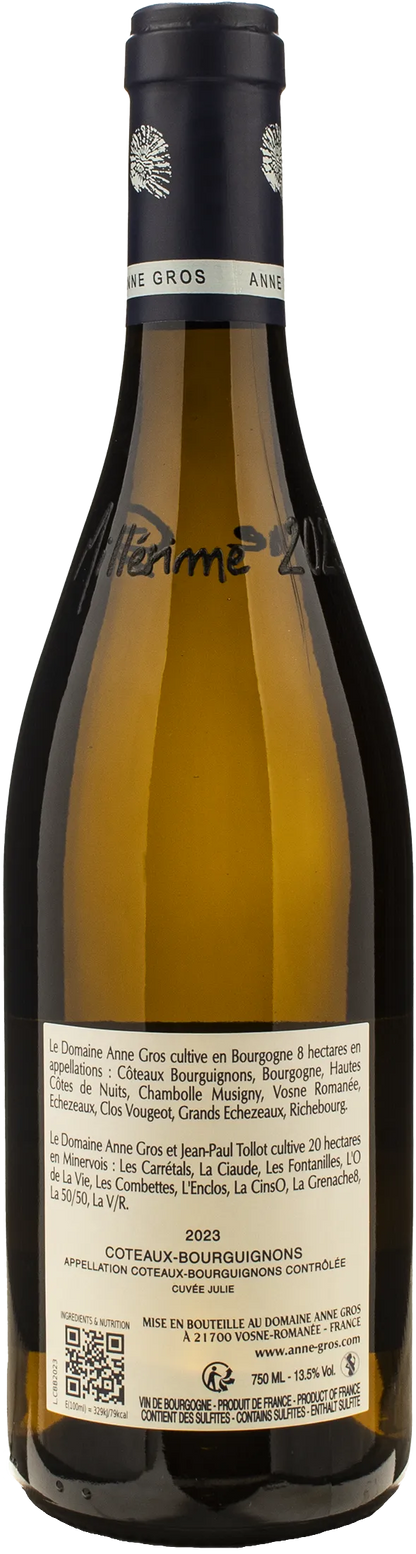 Anne Gros Coteaux Bourguignons Cuvee Julie 2023