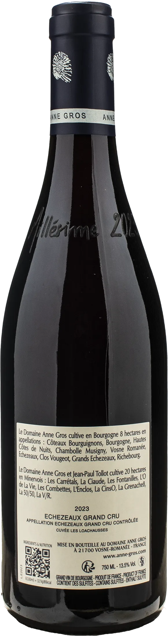 Anne Gros Echezeaux Grand Cru Cuveè Les Loachausses 2023