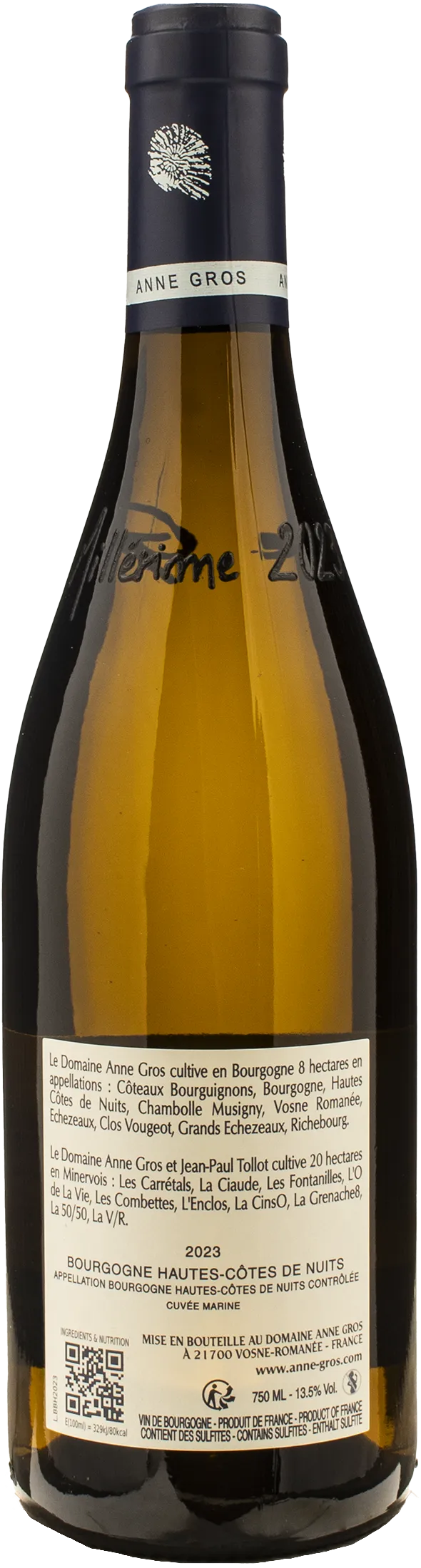 Anne Gros Hautes Cotes de Nuits Cuvee Marine 2023