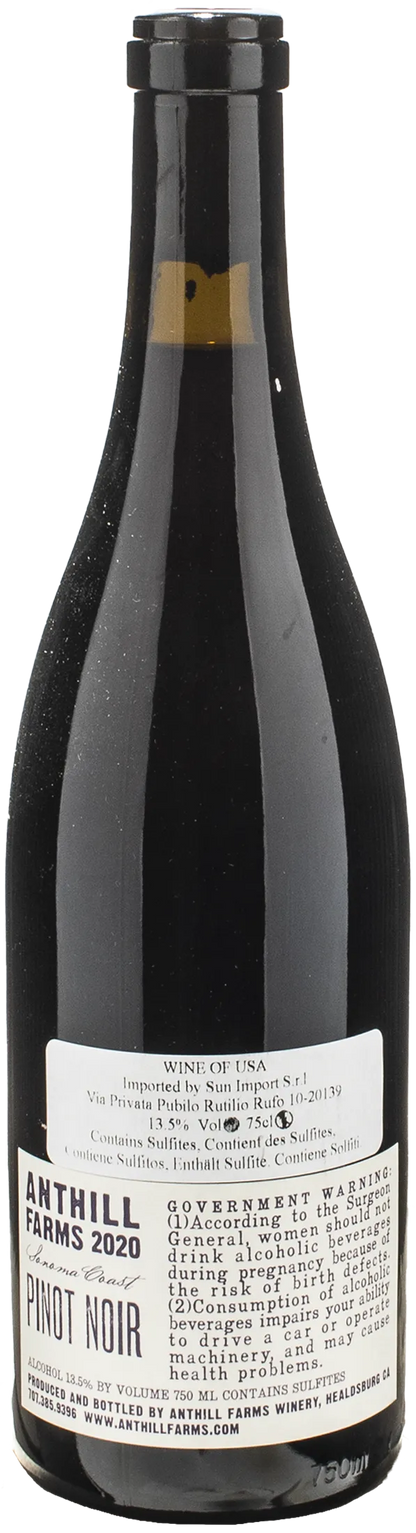 Anthill Farms Pinot Noir Sonoma Coast 2020