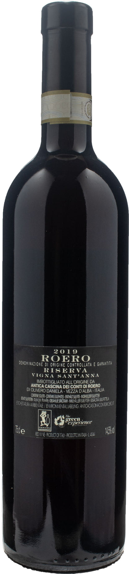 Antica Cascina dei Conti di Roero Vigna Sant'Anna Riserva 2019