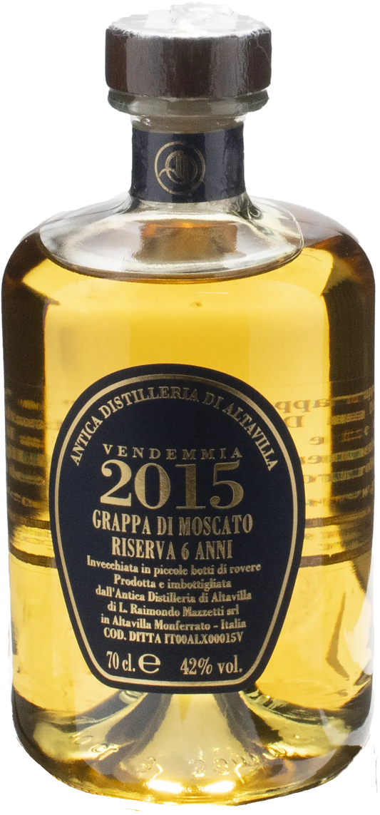 Antica Distilleria Altavilla Grappa di Moscato Riserva 2015