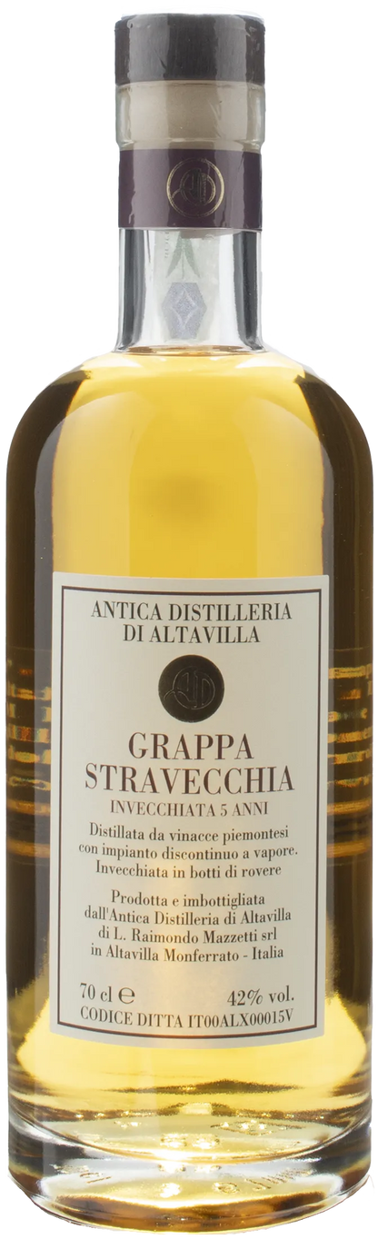 Antica Distilleria Altavilla Grappa Stravecchia Invecchiata 5 Anni