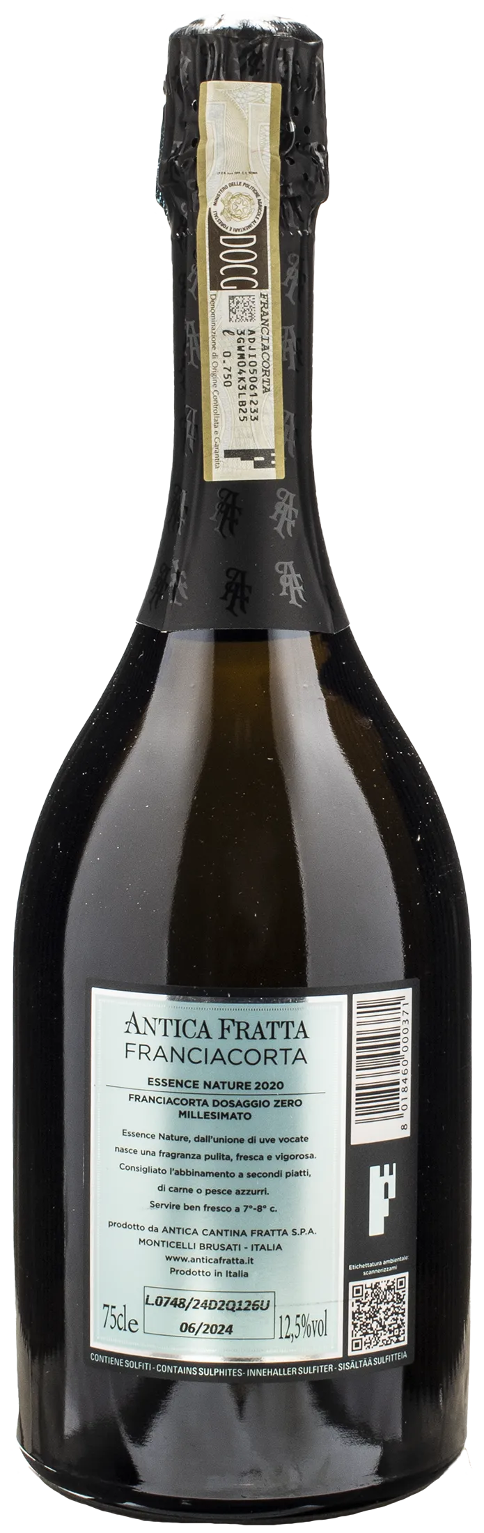 Antica Fratta Franciacorta Essence Nature Dosaggio Zero 2020