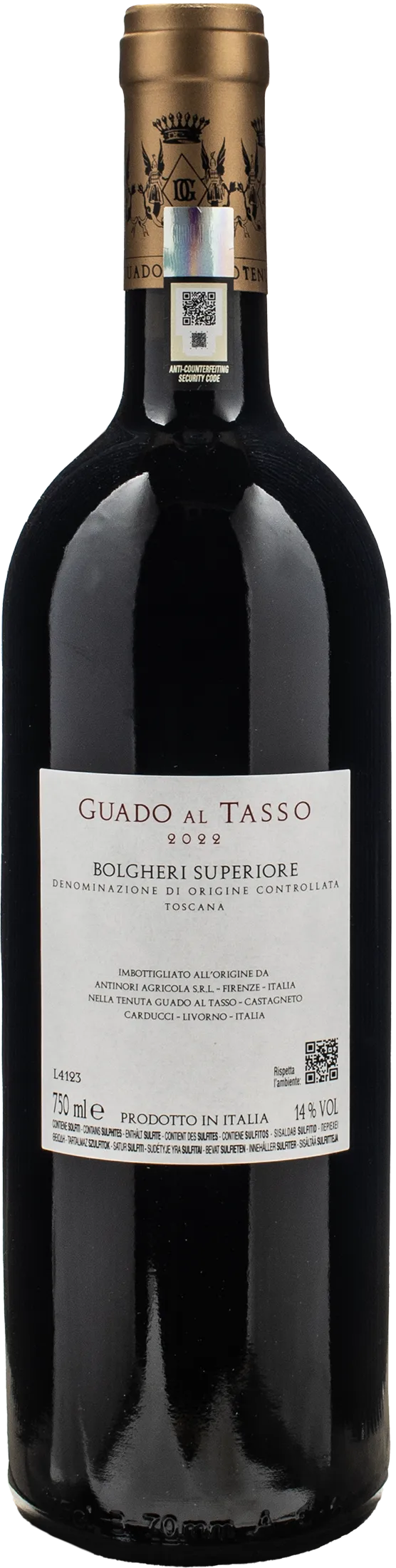 Antinori Guado al Tasso Bolgheri Superiore 2022