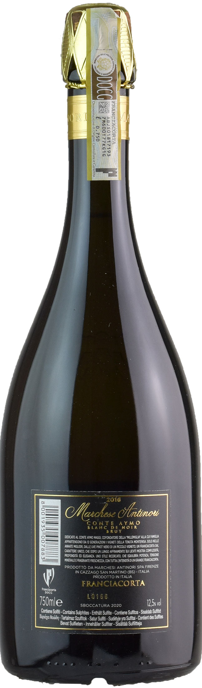 Antinori Montenisa Conte Aymo Blanc de Noir 2016