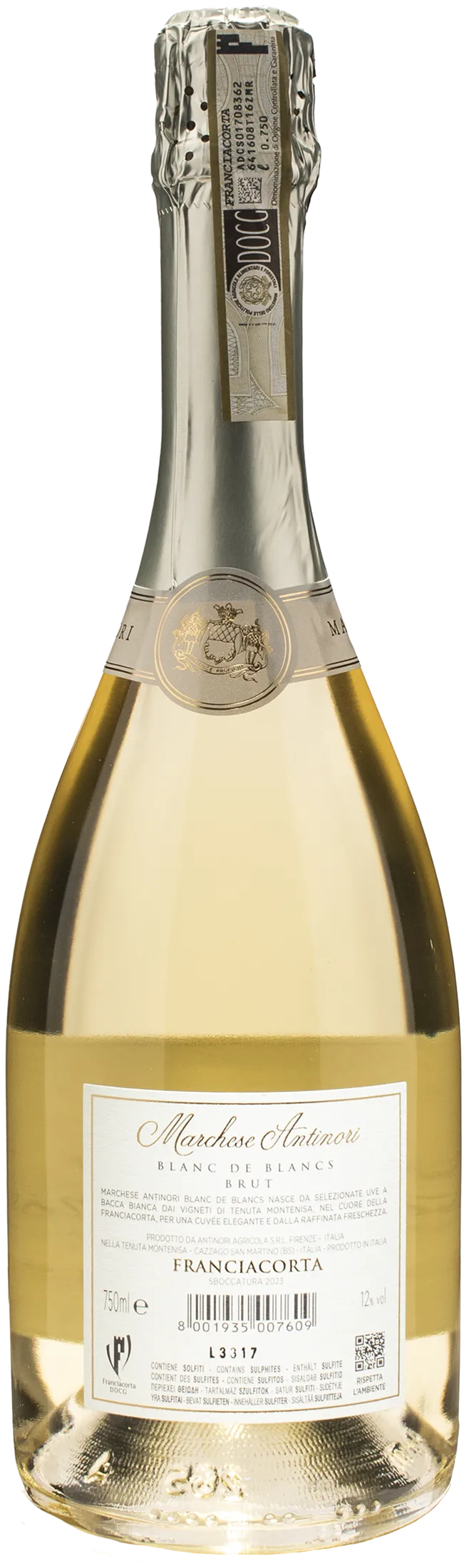 Marchese Antinori Tenuta Montenisa Franciacorta Blanc de Blancs Brut