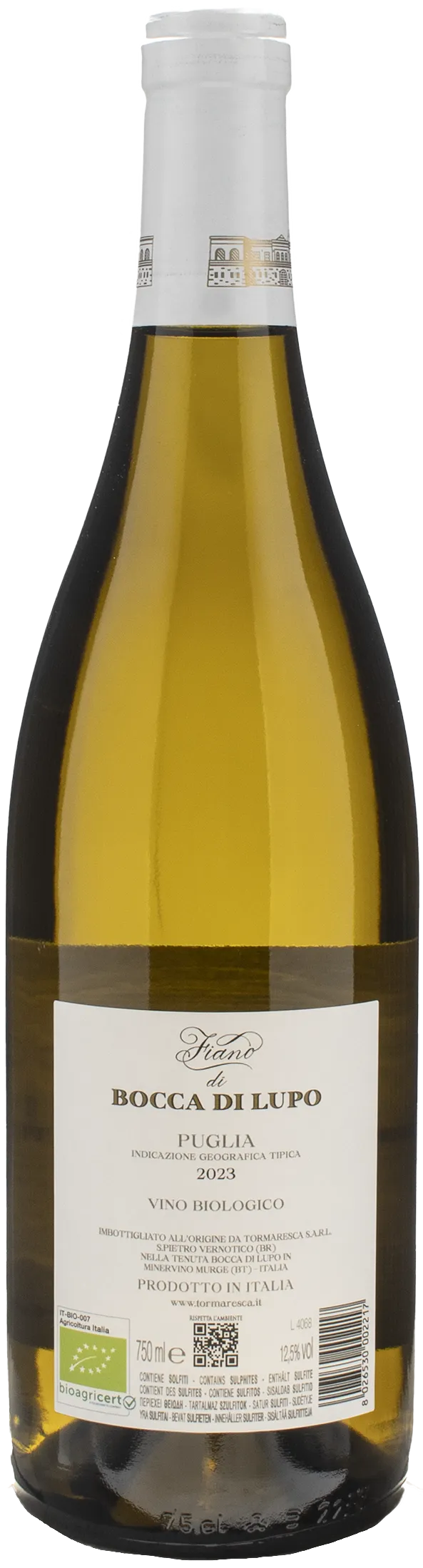 Antinori Tormaresca Fiano Bocca di Lupo 2023
