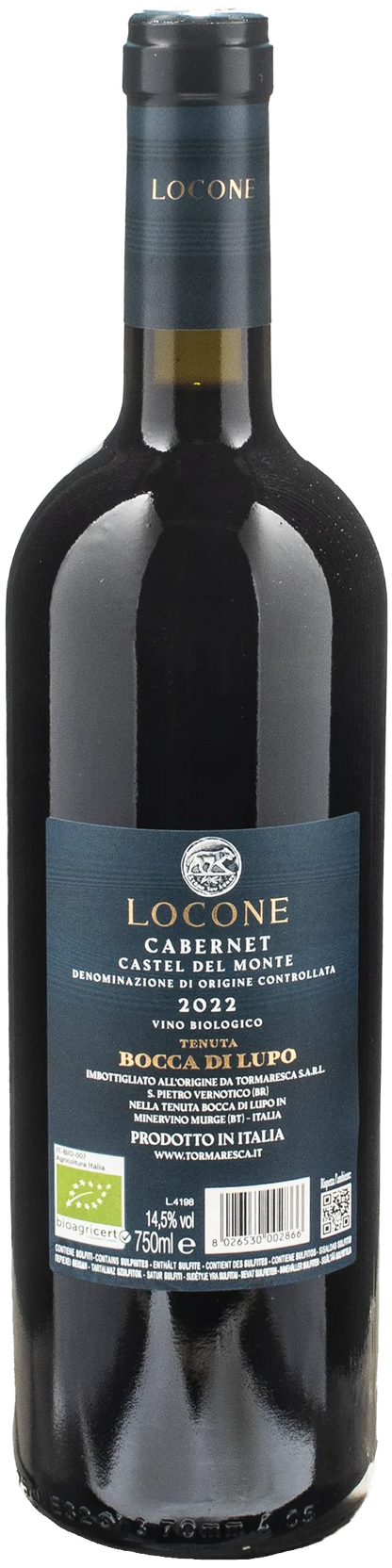 Antinori Tormaresca Tenuta Bocca di Lupo Cabernet Castel del Monte Locone 2022