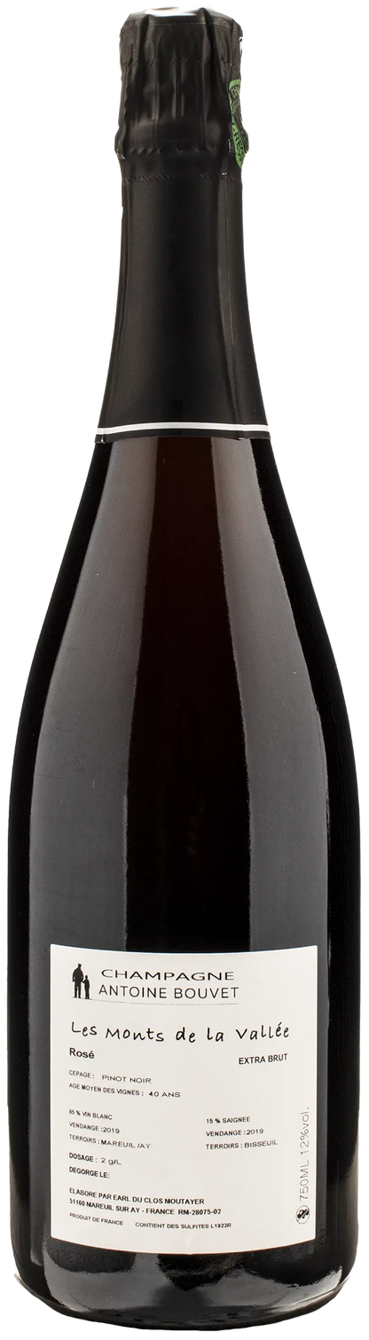 Antoine Bouvet Champagne Le Monts de la Vallee Rosè Extra Brut