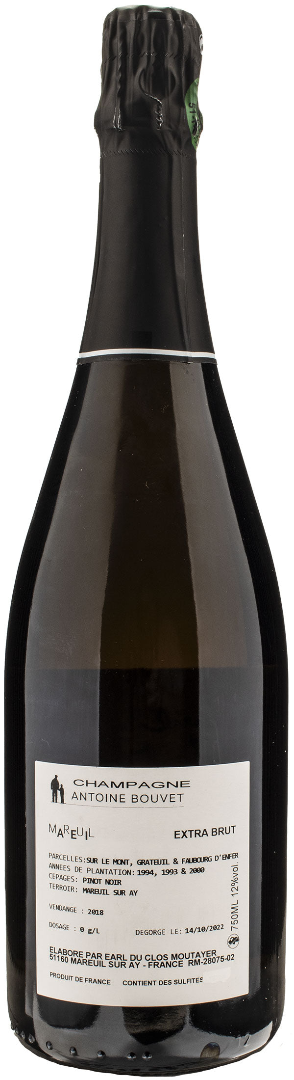Antoine Bouvet Champagne Mareuil Extra Brut