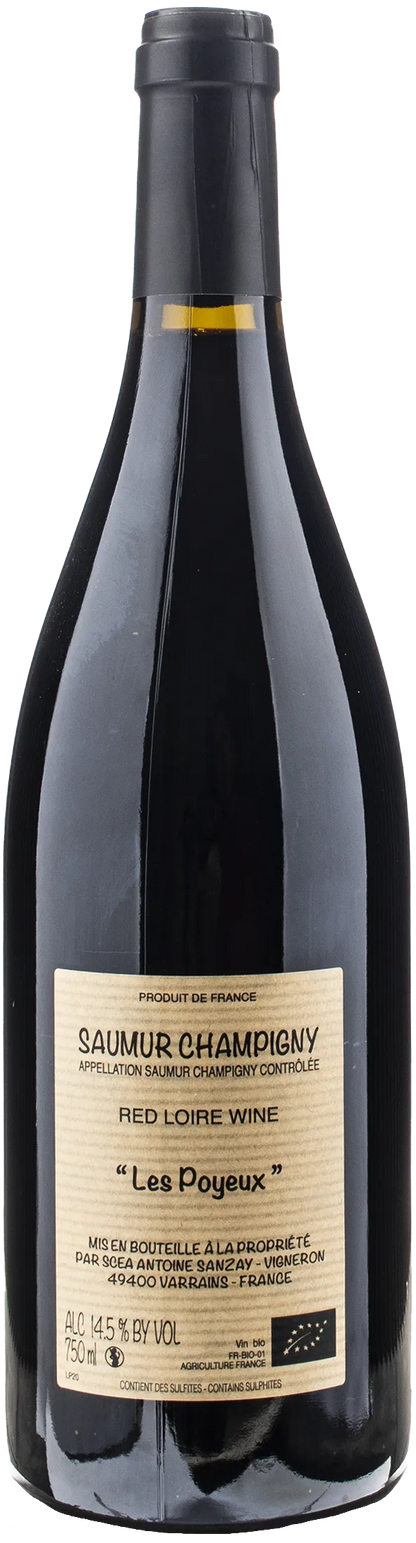 Antoine Sanzay Saumur Champigny Les Poyeux Rouge 2020