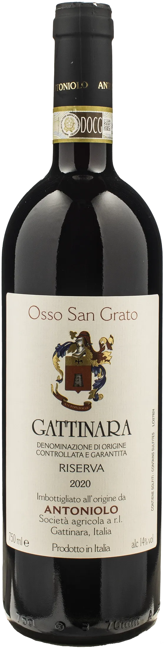 Antoniolo Gattinara Riserva Osso San Grato 2020
