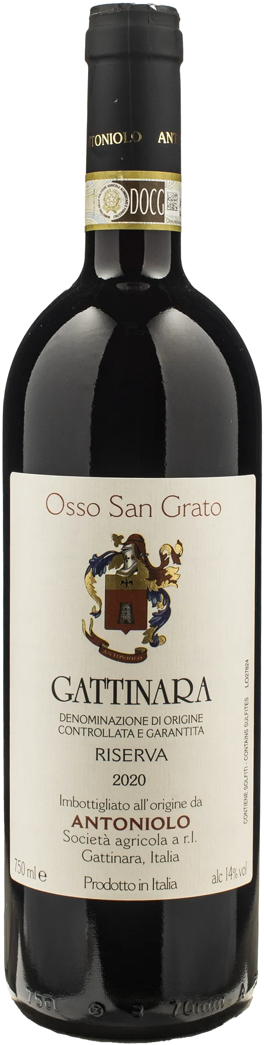 Antoniolo Gattinara Riserva Osso San Grato 2020