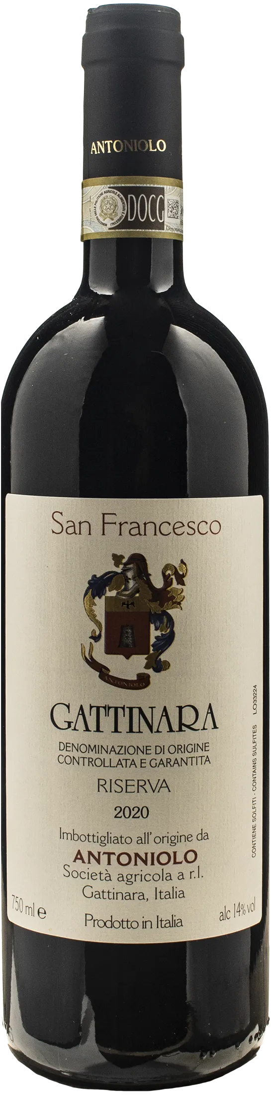 Antoniolo Gattinara Riserva San Francesco 2020