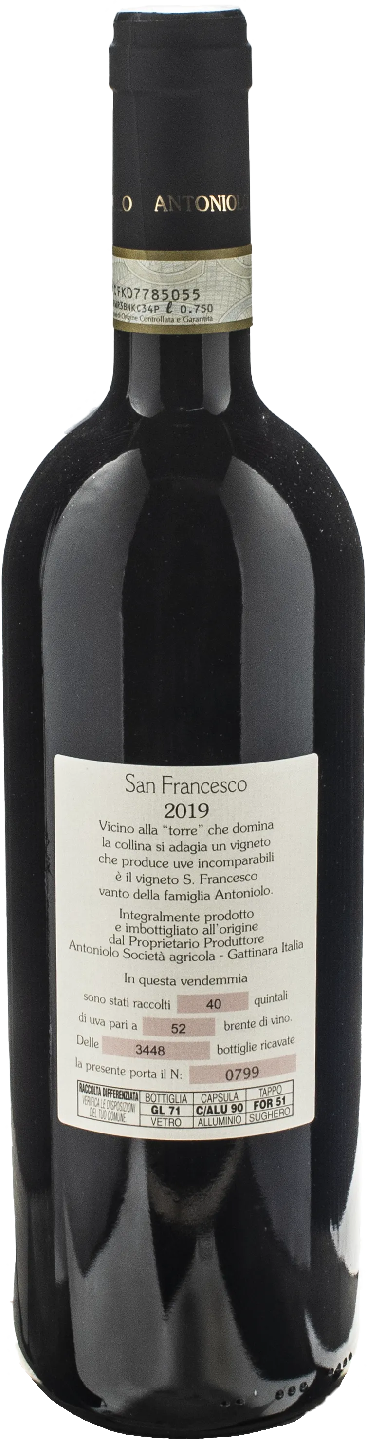 Antoniolo Gattinara San Francesco Riserva 2019