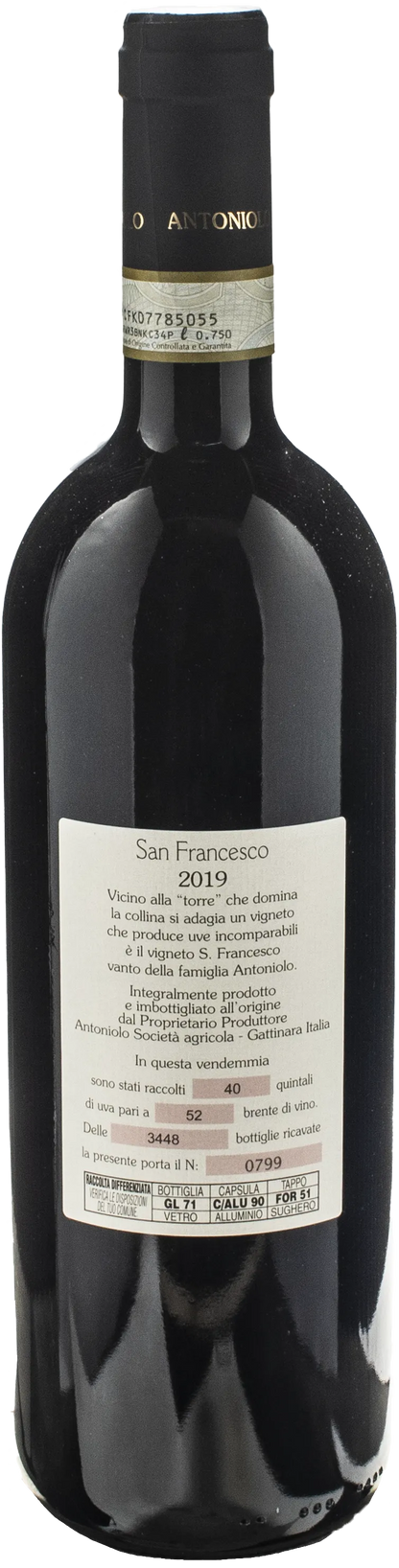 Antoniolo Gattinara San Francesco Riserva 2019