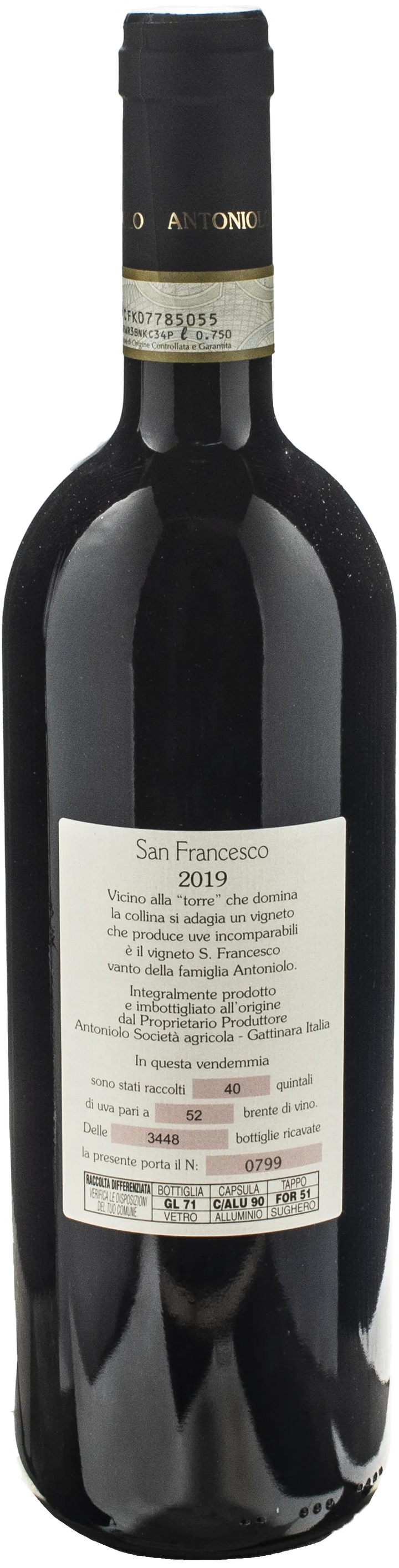 Antoniolo Gattinara San Francesco Riserva 2019