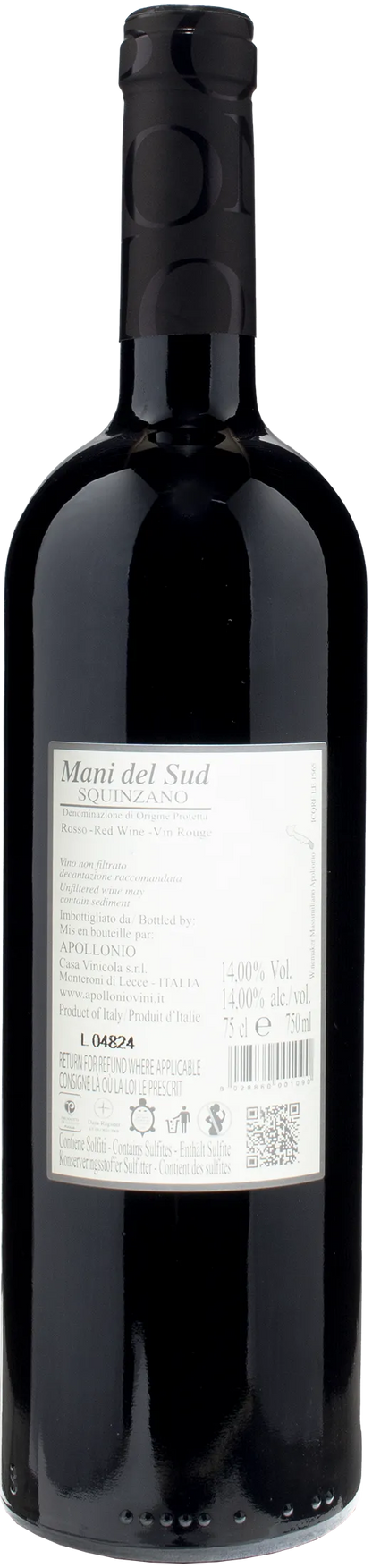 Apollonio Mani del Sud Squinzano 2018