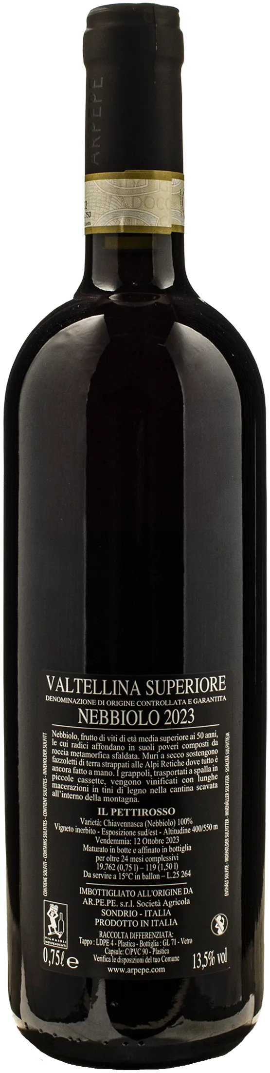 Ar.Pe.Pe Valtellina Superiore Il Pettirosso 2023