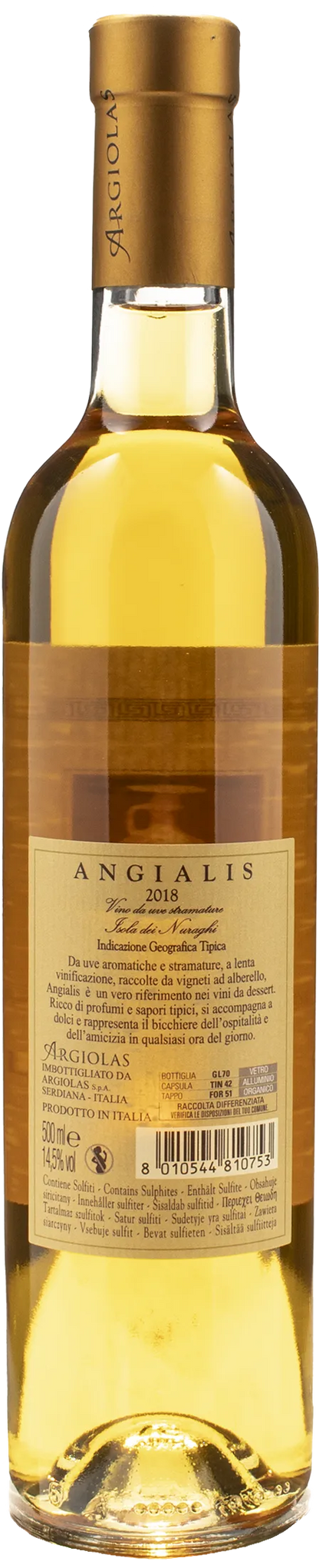 Argiolas Angialis 0.5L 2018