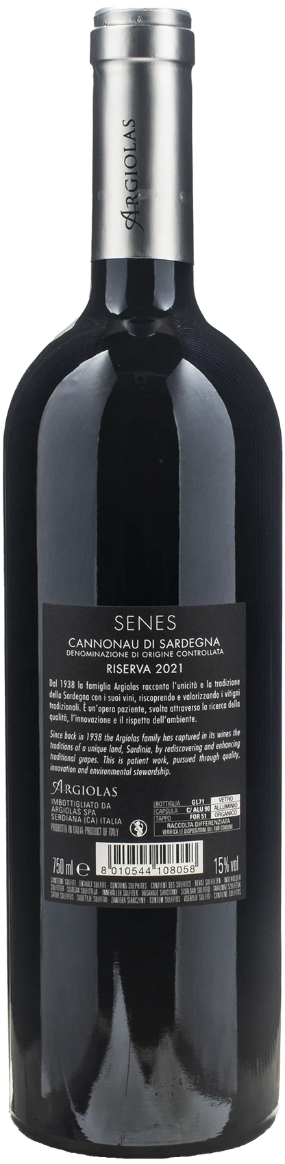 Argiolas Cannonau Di Sardegna Senes Riserva 2021