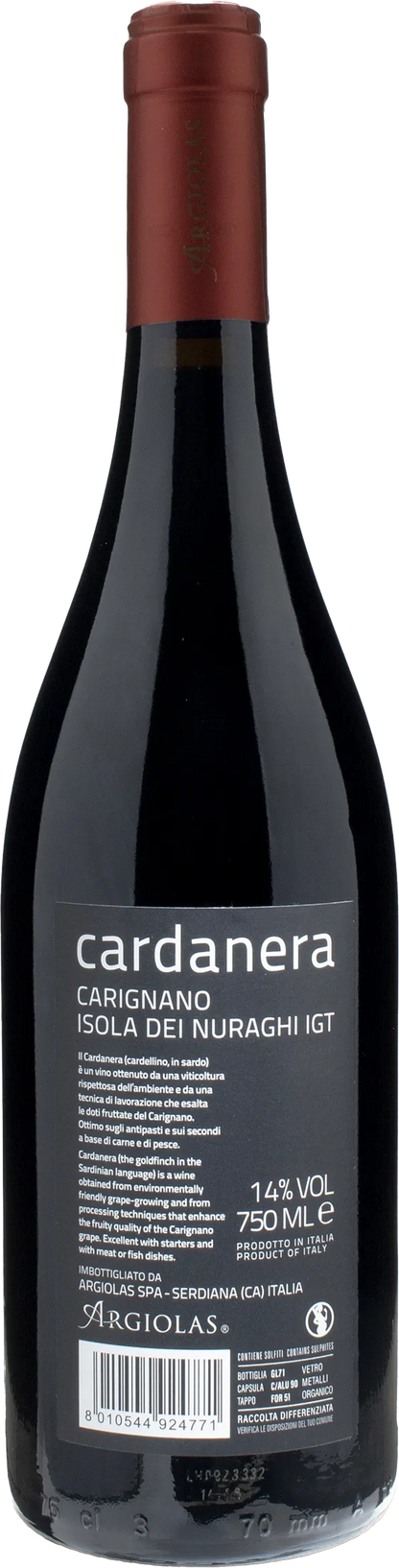 Argiolas Carignano Isola dei Nuraghi Cardanera 2022