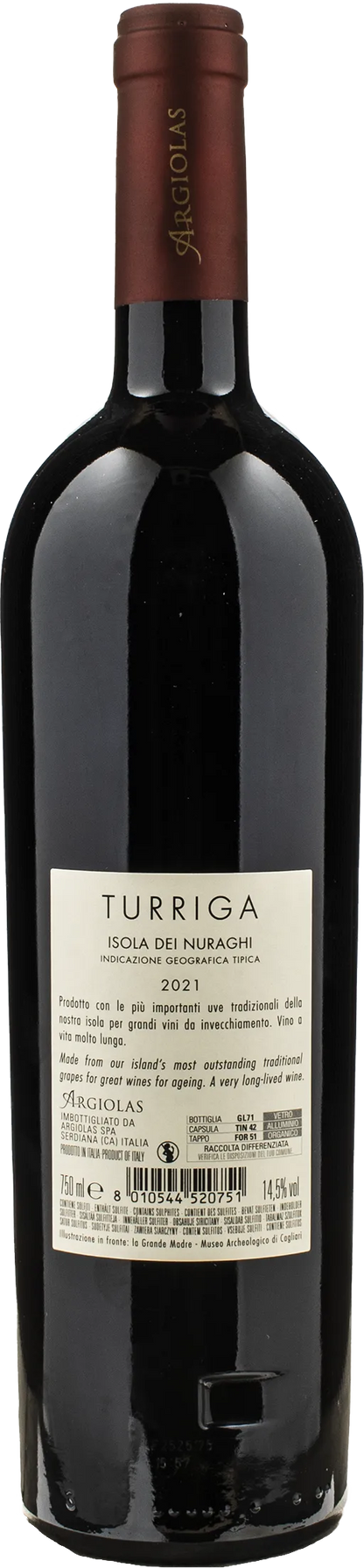 Argiolas Isola dei Nuraghi Turriga 2021