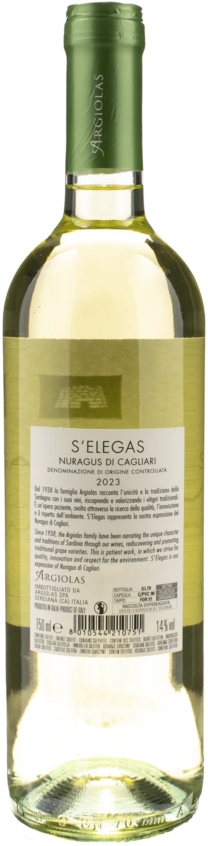 Argiolas Nuragus S'Elegas 2023