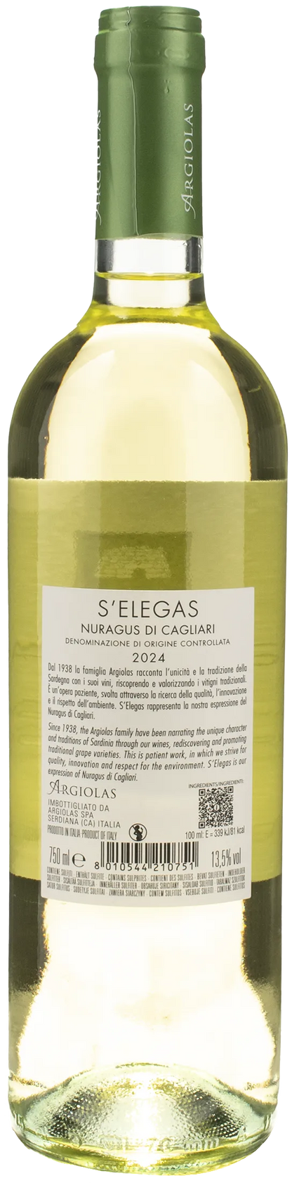 Argiolas Nuragus S'Elegas 2024