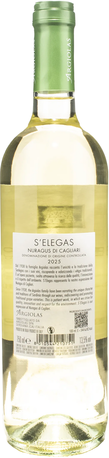 Argiolas Nuragus S'Elegas 2025