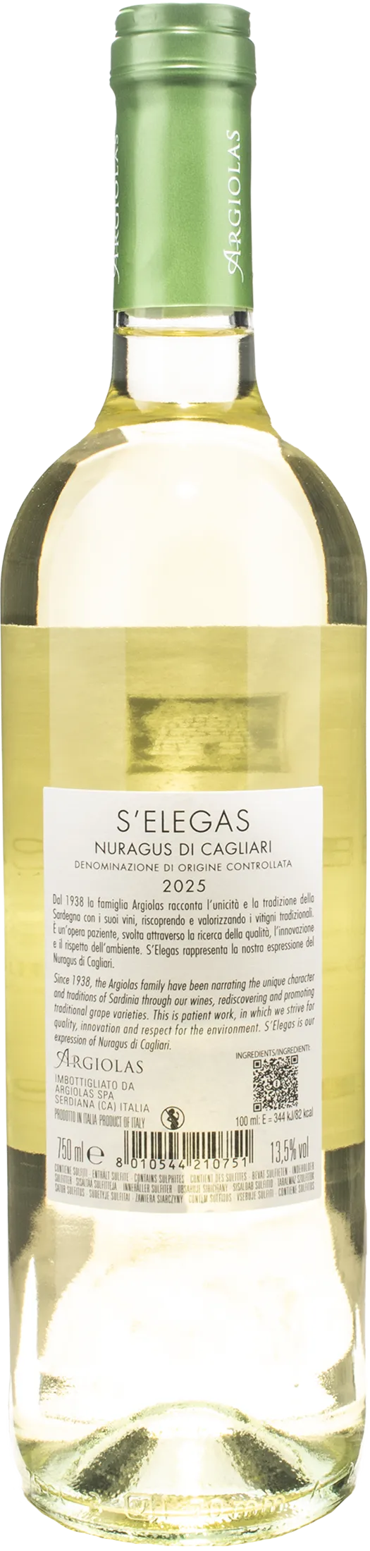 Argiolas Nuragus S'Elegas 2025