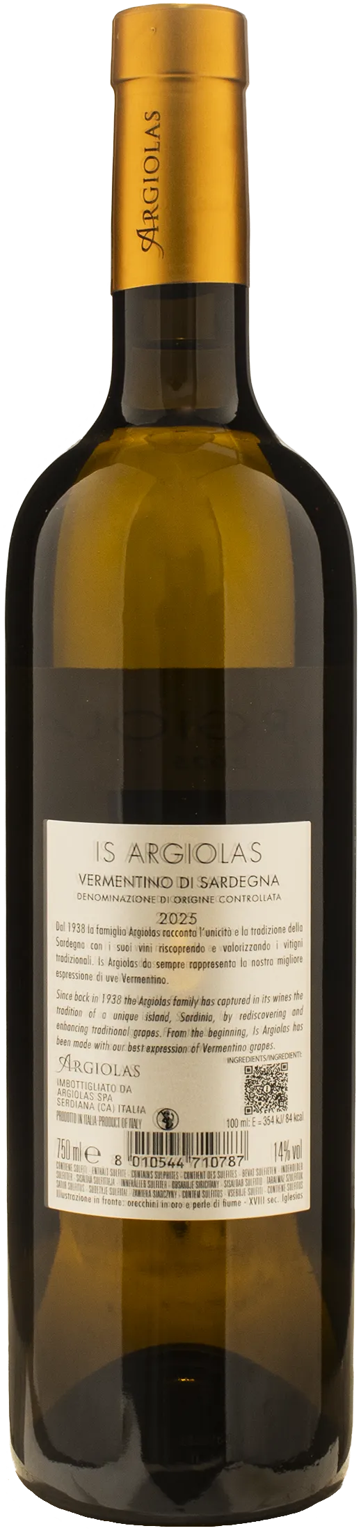 Argiolas Vermentino di Sardegna Is Argiolas 2025