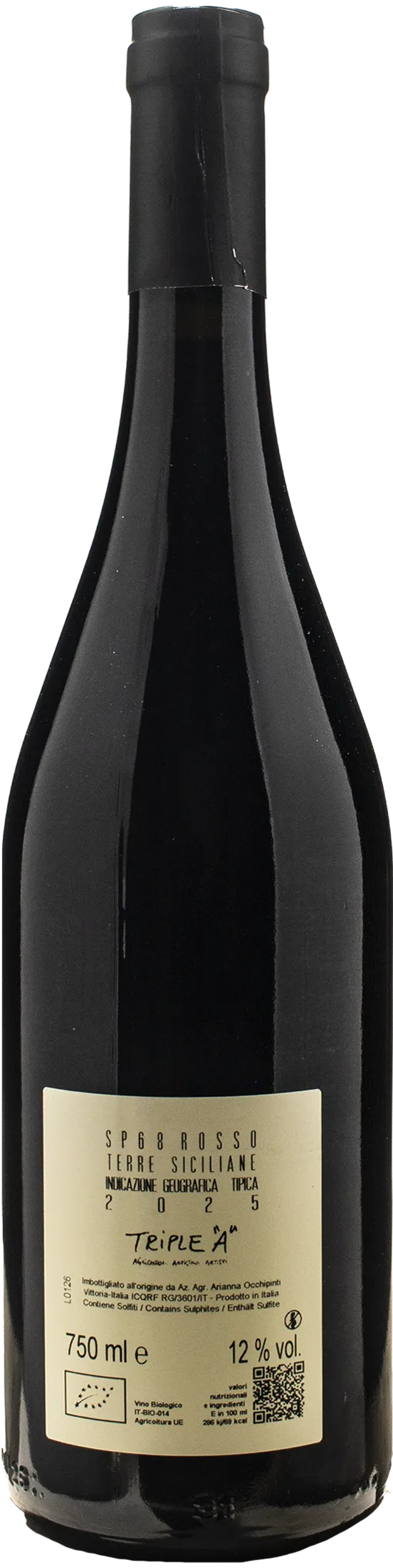 Arianna Occhipinti SP68 Rosso 2025