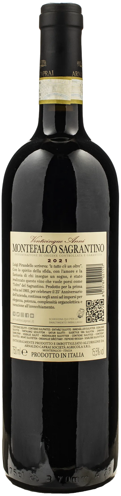 Arnaldo Caprai Montefalco Sagrantino 25 Anni 2021