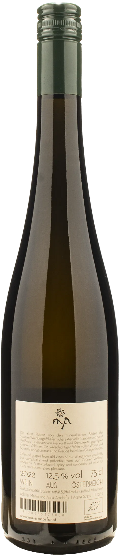 Arndorfer Gruner Veltliner Strasser Weinberge 2022