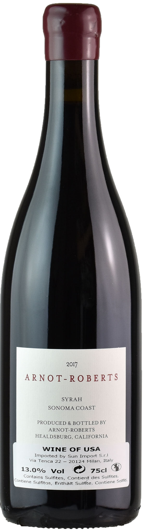 Arnot-Roberts Syrah Sonoma Coast 2017