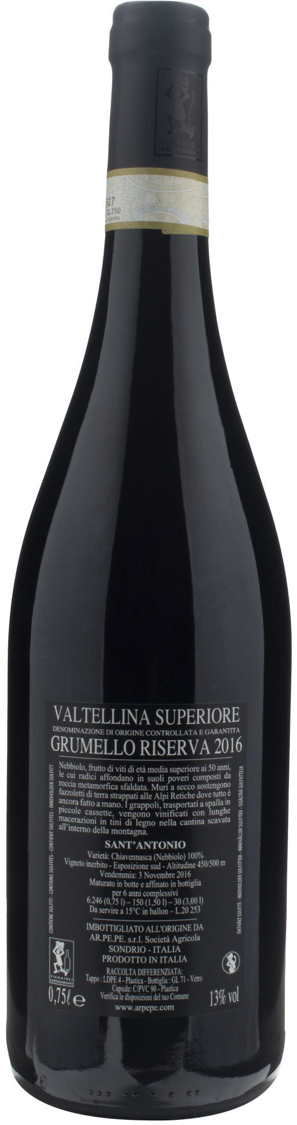 Ar.Pe.Pe Valtellina Superiore Grumello Riserva Sant'Antonio 2016